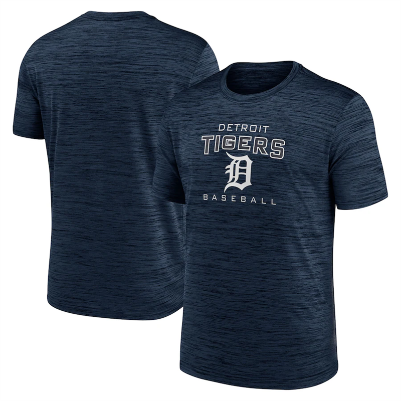 Men's Detroit Tigers Navy Velocity Practice Performance T-Shirt Men's Detroit Tigers Navy Velocity Practice Performance T-Shirt